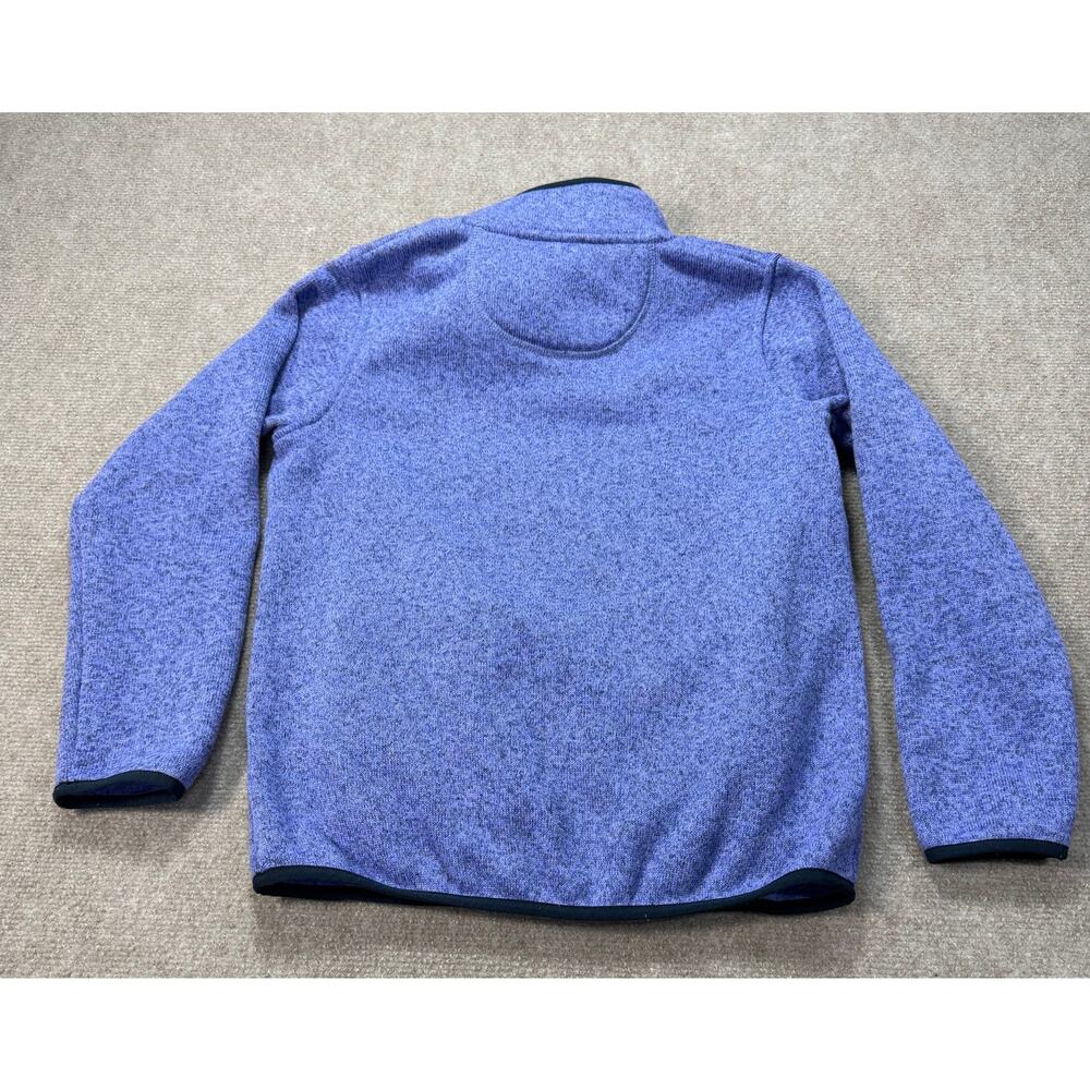 L.L. Bean Kids Sweater Fleece Pullover Purple Heather Size M 10-12 Item 300193 - Picture 5 of 5